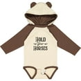 thumbnail image 3 of Inktastic Hold Your Horses Boys or Girls Long Sleeve Baby Bodysuit, 3 of 5