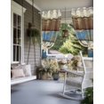 thumbnail image 4 of nqOlkjepod Outdoor Curtains for Patio Waterproof, Blue Brown Plank Outdoor Privacy Panels Grommet, Vintage Shabby Wooden Grain Blackout Outside Curtains for Porch/Cabana/Pergola 54"x108", 1 Panel, 4 of 8