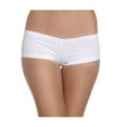 thumbnail image 2 of Be Wicked BW1018 Cotton Lycra fabric booty shorts L / White, 2 of 2