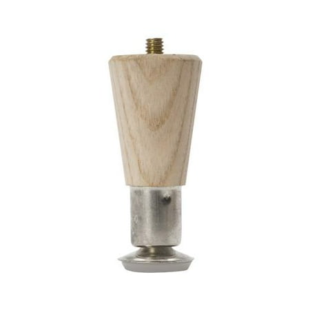 2504 Round Taper Table Leg, 4-In. - Quantity 1