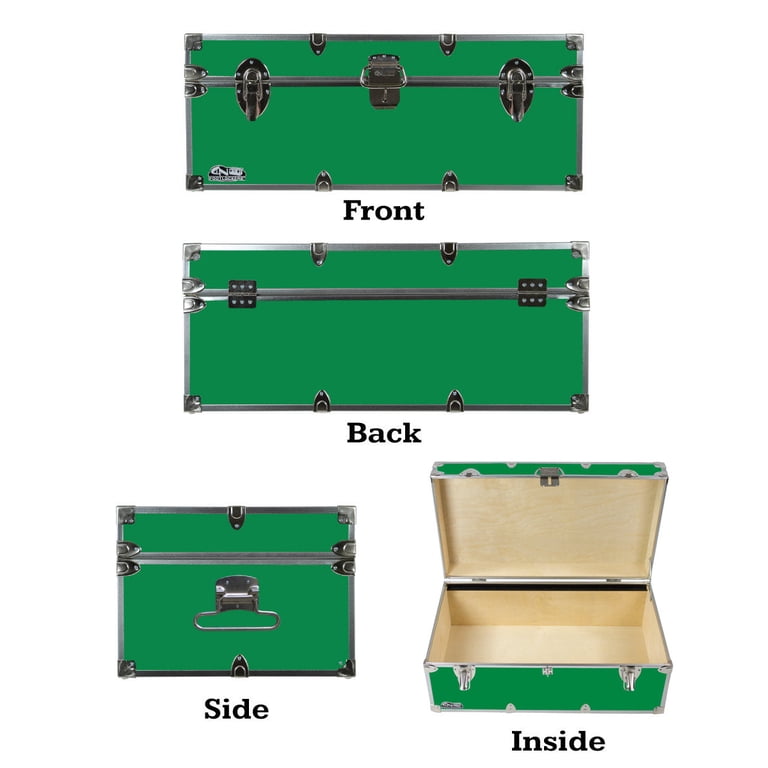happy camper footlocker camp trunk #cn-1104-v3 available in vibrant colors  32 x 18 x 13.5 inches - Walmart.com