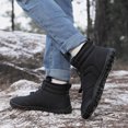 thumbnail image 2 of Botines Con Forro Cálido Botas Nieve Invierno Impermeables Antideslizantes para Viajes Al Aire Libre, 2 of 9