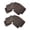 Noir et Rouge, variante sur amagogo 12 Tapis Anti-vibration pour la Course, Multifonction, pour Haltères et Articles de Stationnement Noir