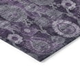thumbnail image 4 of Addison Rugs Chantille Indoor/Outdoor Transitional Damask Eggplant Washable Rectangle Rug, 10' x 14', 4 of 6