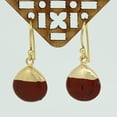 thumbnail image 4 of Gempires Red Jasper Pear Shaped Earrings, 14K Gold Plated Hooks, Women Fashion Earrings, 4 of 6