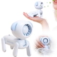thumbnail image 2 of Dailihome Portable Handheld Fan, 3 Speed USB Rechargeable Mini Desk Fan with Expandable Foldable Legs, Adjustable Angle Quiet Personal Cooling Fan for Travel, 1pc, 2 of 8