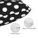 thumbnail image 3 of Fotbe Black and White Polka Dot Funda de Almohada Decorativa Estilo Occidental, Lujo en Algodón, Fundas para Almohadas King, Cojín Estampado para Decoración del Hogar-20"x30", 3 of 6