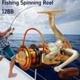 thumbnail image 2 of DYstyle Saltwater Spinning Reels Fishing Reel 12BB Drag Handle Line Fishing Spool, 2 of 5