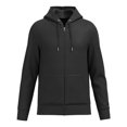 thumbnail image 1 of Sudadera George Talla G Lisa con Cierre en Medio y Capucha Negro, 1 of 4
