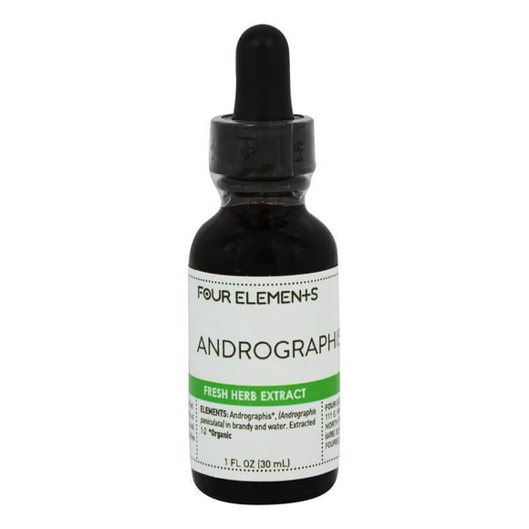 Four Elements Herbals - Fresh Herb Extract Tincture Andrographis - 1 oz.