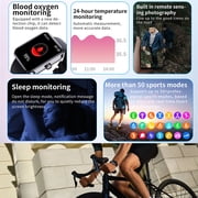 2026 Smart Watch For Men/Women, Waterproof Smartwatch Bluetooth For iPhone Samsung