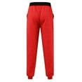 thumbnail image 5 of Qiyuancai Male Casual Fitness Running Pants Casual Pants Color Block Pockets Pants 10 Star, 5 of 5