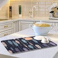 thumbnail image 6 of FREEAMG Arrows Pattern Dish Drying Mat for Kitchen Counter 16x18 Inch Ultra Absorbent Drying Pad Multiple Usage Kitchen Accessories, 6 of 7