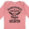 thumbnail image 4 of Inktastic Handpicked for Earth by My Nana in Heaven with Angel Wings Boys or Girls Long Sleeve Baby Bodysuit, 4 of 5