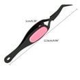 thumbnail image 3 of Reverse Grip Precision Tweezers Jewelry Tool Soft Grip Crossing Lock Curved Tweezers Pointed Tip Tweezers, 3 of 9