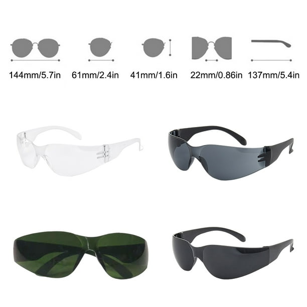Protective Eye Wear Impact-resistant Polycarbonate Simple Style