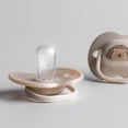 thumbnail image 6 of Tommee Tippee Moda Pacifiers, 6-18 months, Symmetrical Design, BPA-Free Silicone Baglet, Includes Steriliser Box, Pack of 2, 6 of 7