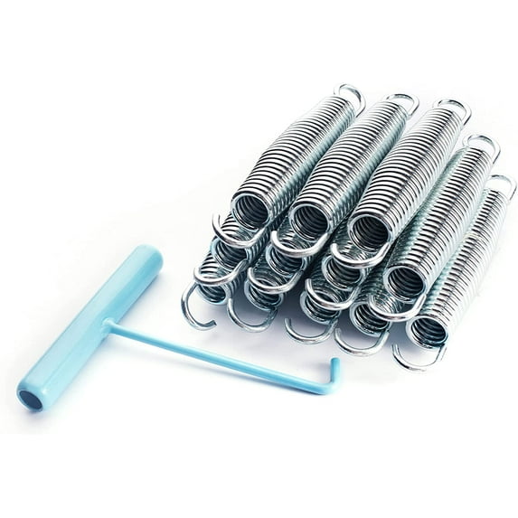 SkyBound Universal Replacement Trampoline Springs with Spring Tool Heavy-Duty Galvanized Steel Set of 12-48 Sizes 3.5" to 8.5" for Skywalker, JumpKing, UpperBounce, SportsPower and Others 3.5 Inch 36 Pack