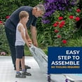 thumbnail image 4 of SereneLife Rectangle Above Ground Pool Set, Steel Frame, Outdoor Family Swimming Pool W/ Ladder, 4 of 8