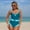 Blue, variant on Tsesme Women One Piece Swimsuits Adjustable Strap High Cut Bathing Suit 2026 Color Block Swimwear with Belt
