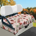 thumbnail image 2 of Yuyamidu Ladybug Golf Cart Seat Covers Strawberry Golf Cart Seat Towel Blanket for 2-Person Seats Club Car, Pink, 2 of 8