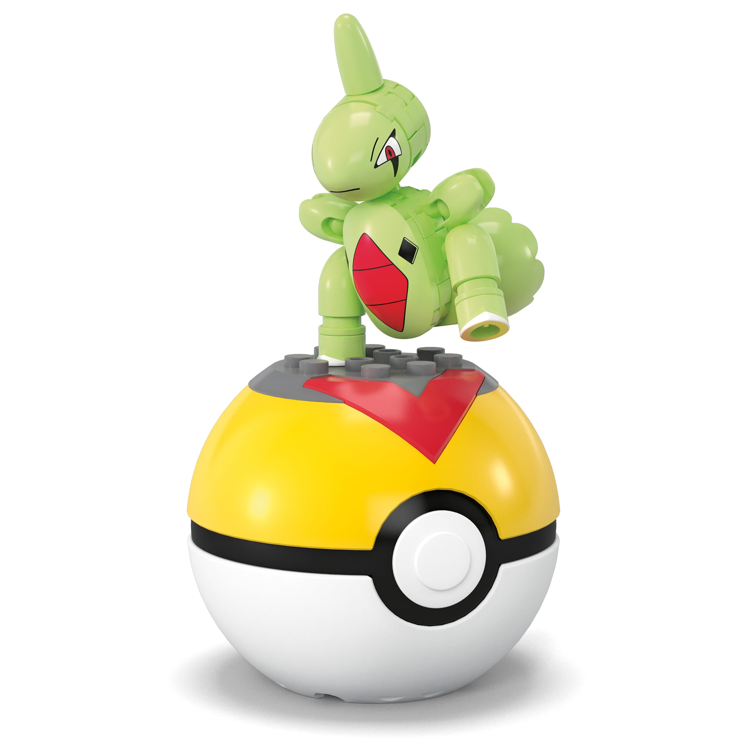 MEGA Pokémon Figurine articulée Embrylex, Pokéball (29 pièces)
