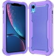 thumbnail image 3 of For iPhone XR Sturdy Think 3in1 Tough Hybrid - Purple, 3 of 3