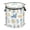 Cute Sea Animals Set Vector, variant on Pop-Up Collapsible Laundry Hamper With Zippered Lid Dual Handles 50L Lavender Fields