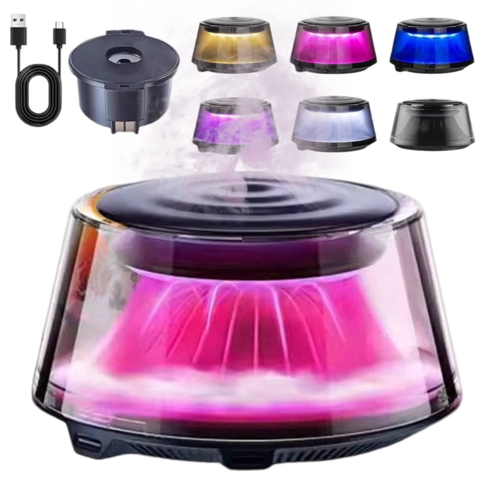 Smart Car Air Freshener, Rechargeable Car Air Freshener Diffuser