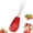 Red, variant on Multifunctional Grinding Cooking Spoon Set - 2PC | Ginger & Garlic Masher | Egg Blender & Potato Masher Spatula