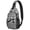 Rustic Folk St, variant on Vintage Pastoral Style Sling Backpack Lightweight Crossbody Bag for Hiking, Shopping and Daily Essentials