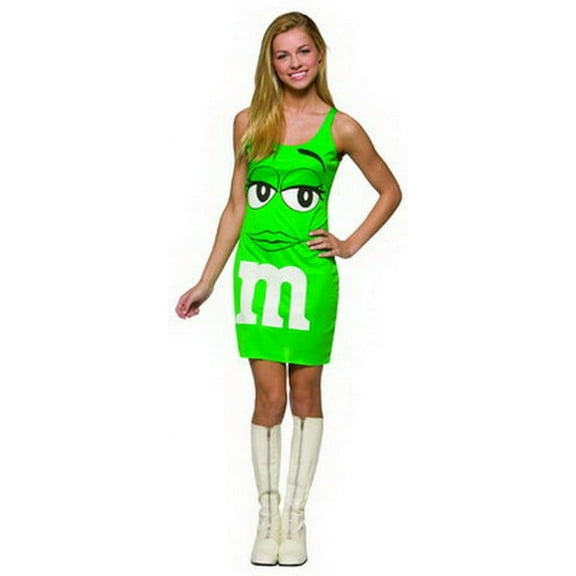 Rasta Imposta M&M Candy Green Tank Dress Costume Teen Teen 13-16 Female