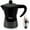 Black, variant on RAINBEAN Stovetop Espresso Maker 6 Cup Moka Pot,Italian Cuban Greca Coffee Maker,Aluminum Durable and Easy to Use & Clean,300ml (Black)