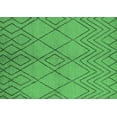 thumbnail image 1 of Ahgly Company Indoor Rectangle Solid Emerald Green Modern Area Rugs, 2' x 4', 1 of 4