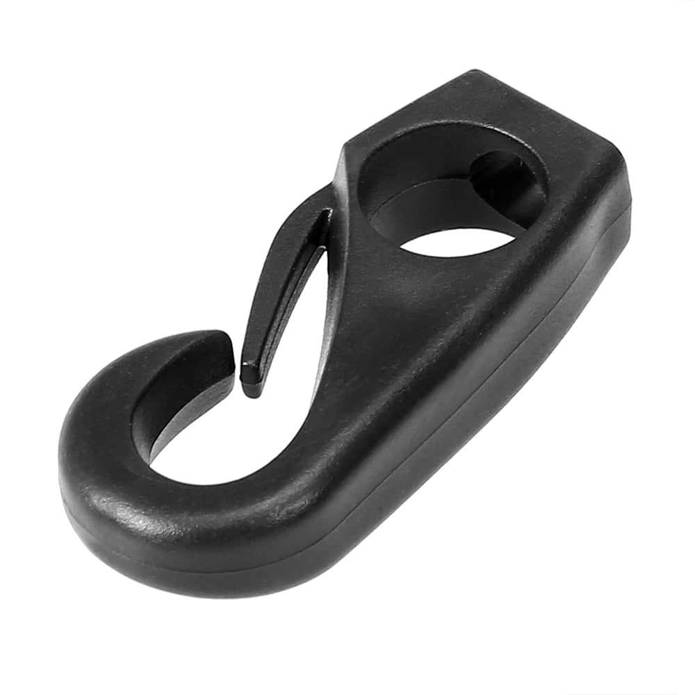 Plastic Lashing Hooks Bungee Shock Cord Ends Accessories for Kayak Canoe Boat