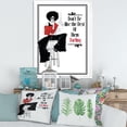thumbnail image 3 of Designart 'Style Passion Life Fashion Woman VI' Modern Framed Art Print, 3 of 4