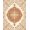 Terracotta Cream, Pattern 11, variant on Design&I 8'x10' Washable Area Rug Sleek Flatweave Pet Friendly Vintage Boho Featuring Muted Tones Balanced Geometric Kilim for King Size Bedroom, Under Bed