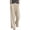 Beige, variant on Wide Leg Pants Woman Women Wide Leg Pants Loose Flowy Trousers Cotton Linen Slacks Pants Side Split Pant Plus Size Relaxed Fit