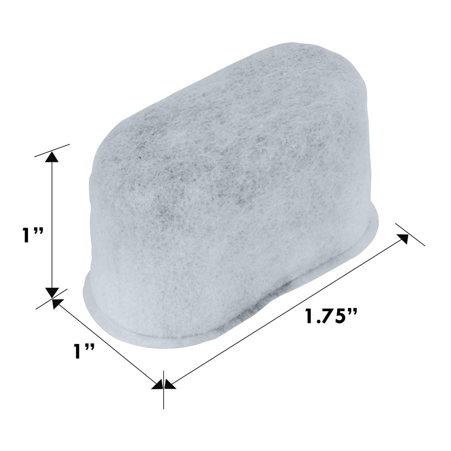 Koolatron Filtres à Eau Charbon Universels pour Machines à Café, Paquet de 12, Purifie l'Eau pour un Meilleur Goût