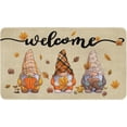 thumbnail image 1 of Thanksgiving Decor Kitchen Mat and Rug Set-Pumpkin Kitchen Rugs and Mats Non Skid Washable,Floor Cushion Waterproof Rug,Rubber Backed Area Rugs for Kitchen sink,Laundry Room,Indoor Floor,Black, 1 of 4