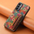 thumbnail image 6 of for Samsung Galaxy A55 Luxury Premium PU Leather + TPU Case with 3 Card Slots, Kickstand Back Case Floral Pattern Skin-Friendly Shock-resistance Cover for Samsung Galaxy A55, Spring, 6 of 6