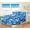 Toy Royal Blue, variant on Bedding Set Reversible Full Size 8-Piece Shark Snuggle Adventure Bed in Bag Comforter with Plushie Toy Friend and Matching Sheet Set Bedroom Decor
