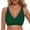 Dark Green, variant on Bikini Tops for Women Full Coverage Push up Supportive Swimwear Summer V Neck Backless Swimsuit Top Only Sports Lightweight Swim Bra Blue S