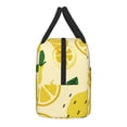 thumbnail image 4 of YFYANG Portable Waterproof Insulated Lunch Bag, Yellow Cartoon Lemon Doodle Reusable Cooler Bag / Picnic Bag for Adults Teens, 4 of 9
