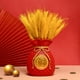 thumbnail image 3 of Resina Artesanía Jarrón Estilo chino Bolsa de dinero En forma de sala de estar Adorno Escena Decoración Decoración Adorno de mesa para escena interior Disposición Rojo kenally HA059655-02B, 3 of 7