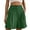 06-Green2, variant on YOTMKGDO Womens Shorts Casual Summer 2024 Trendy Elastic Back Wide Leg Shorts with Pockets Knee Length Pleated Shorts, Shorts for Women, Sage Green Sizes S-XXL