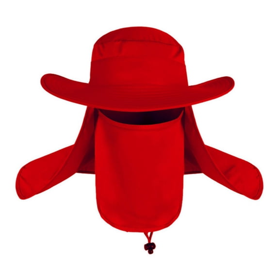 Outdoor Sun Hat UPF 50 Protection Waterproof Fishing hat Face Cover Summer Neck Flap Hat