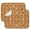 Wild Ani, variant on 2pcs Decorative Mandala Sink Drying Pad Heat Resistant Non-Slip Microfiber Dish Mat