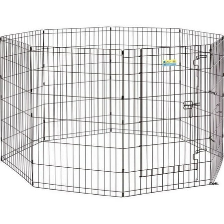 UPC: 0027773024835 | Midwest 36 in. Contour Exercise Pet with Door Black