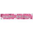 thumbnail image 4 of Pink Floral Patterned Happy Birthday Banner Background Decors for Birthday Party Photography Props Photo Backdrop Supplies Celebration Decorations Event Party Decor, 4 of 7